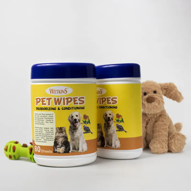 Wetkins Pet Wipes, solusi membersihkan hewan peliharaan