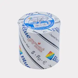 Kertas Thermal / Kertas Kasir / Kertas Struk BLUEPRINT 80mmx80mm LITE