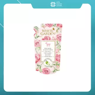 White Garden Shower Cream Pink Rose Refill 900 ml Buy1+1 450 ml Bend
