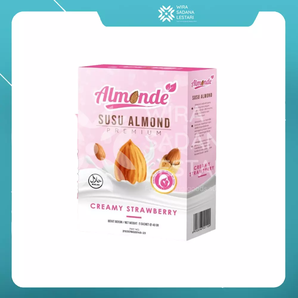 Yummys Almonde Almond Mix Creamy Straw 200 gr
