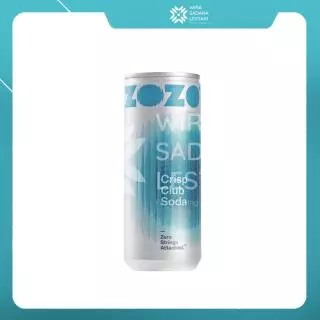 Zozo Crisp Club Soda 250ml