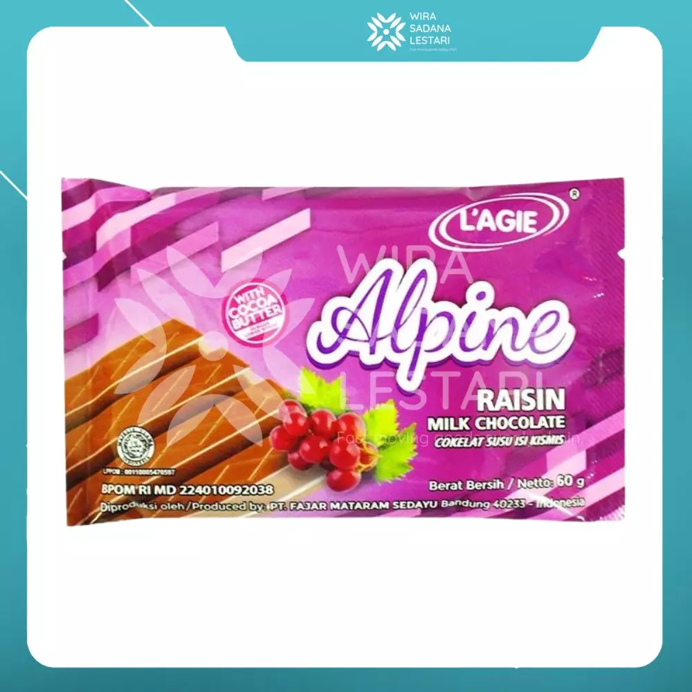 L'AGIE Alpine Raisin 60gr