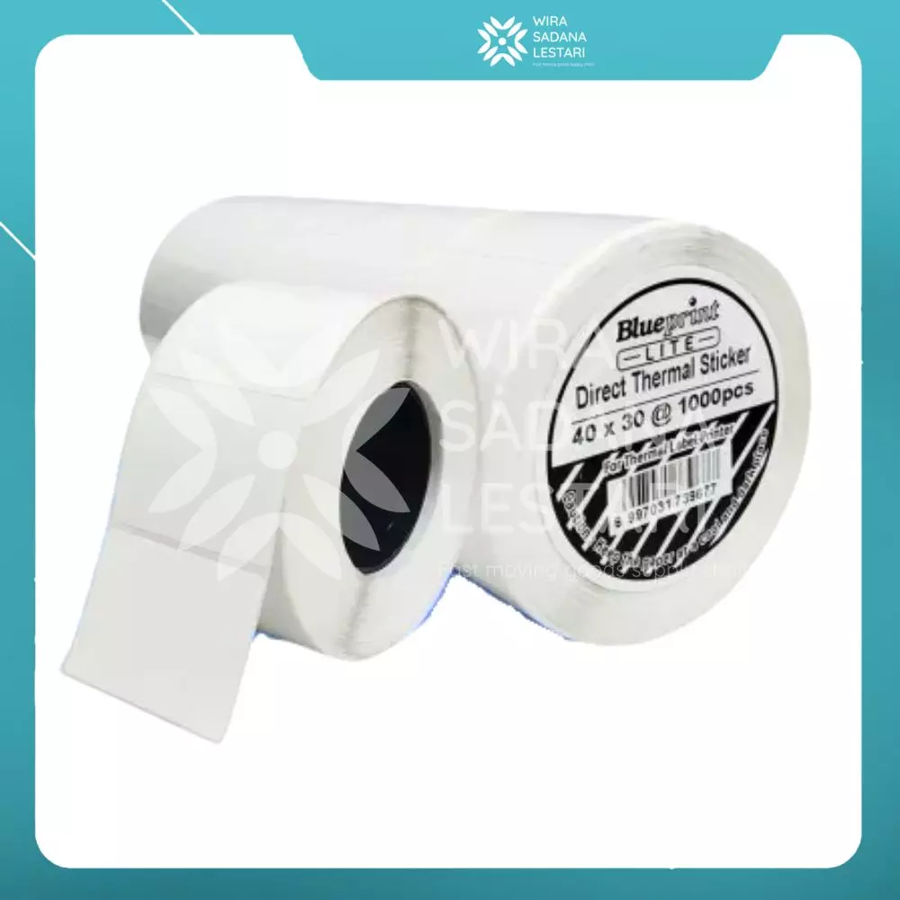 Blueprint Lite Direct Thermal Stiker 40 x 30 mm