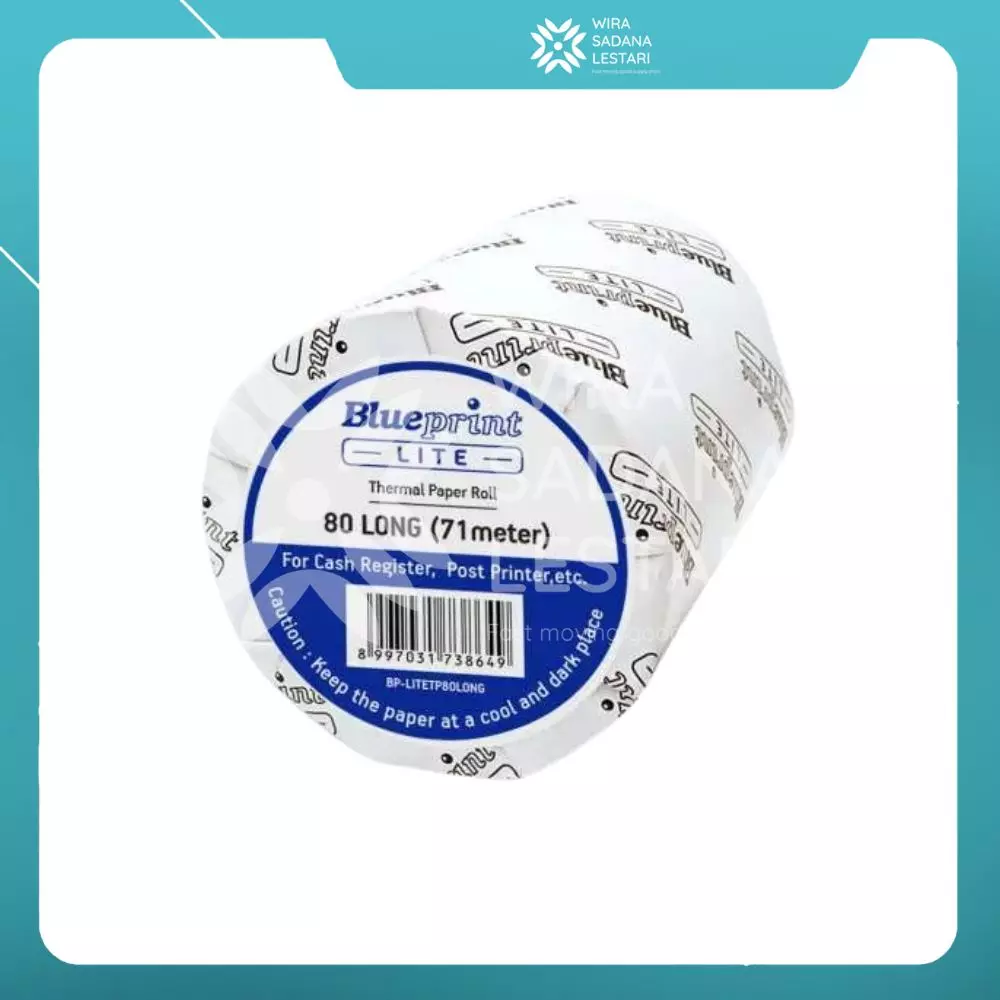 Kertas Thermal Blueprint Lite 80 Long 71 M