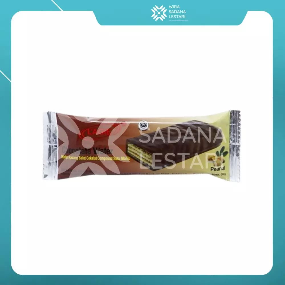 L'AGIE Coklat Wafer Kacang Tanah 20gr