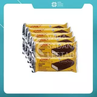 L'AGIE Coklat Wafer Orange 10pcs