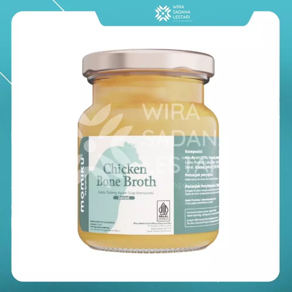 Realfit Momiku Salted Chicken Bone Broth Isi 6