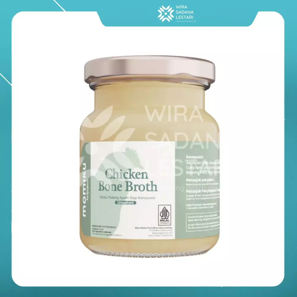 Realfit Momiku Unsalted Chicken Bone Broth Isi 6