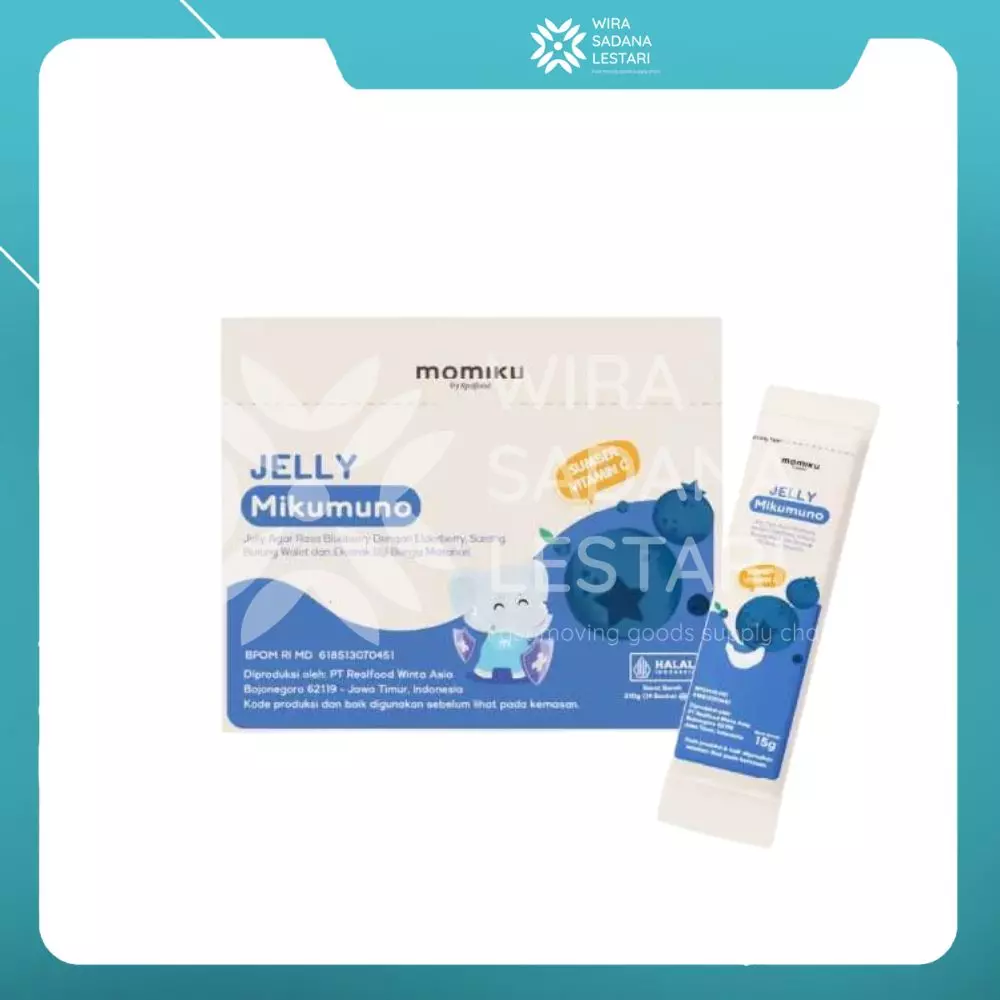 Realfit Momiku Jelly Mikumuno Isi 14 (Biru)