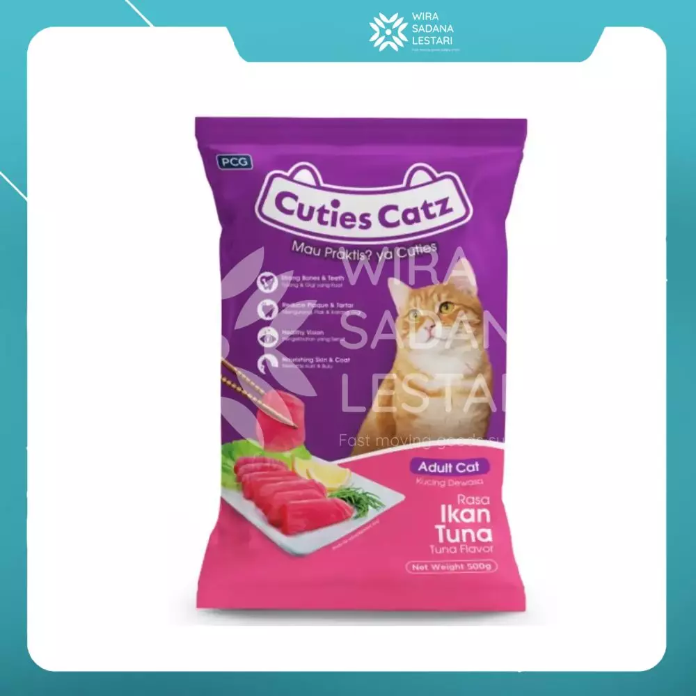 Cuties Catz Cat Food Adult Tuna Flavor 500g / 20 pcs