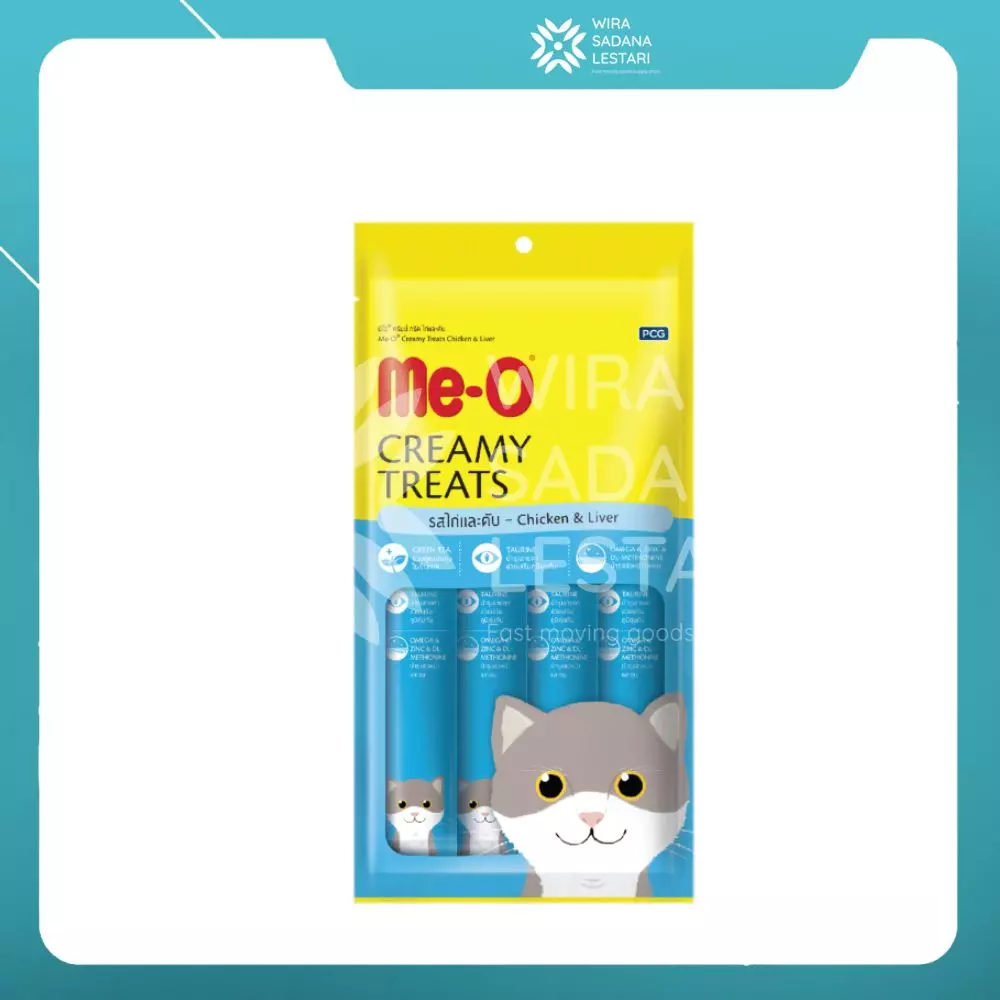 Me-O Creamy Treats Cat Chicken  &  Liver Flavor 15g/ 96 pcs