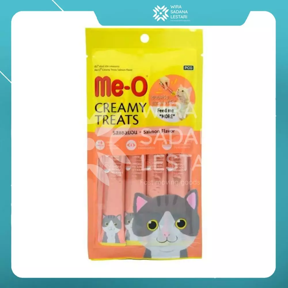 Me-O Creamy Treats Cat Salmon Flavor 15g/ 192 pcs