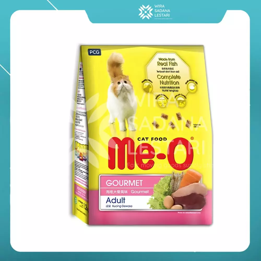 Me-O Dry Cat Adult Gourment 1.1 Kg/ 6 pcs
