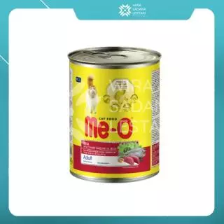 Me-O Can Cat Adult Tuna  &  Sardine Chunk 400 Gr/ 24 pcs