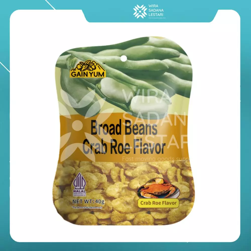 Broad Beans Crab Roe Flavor 40gr