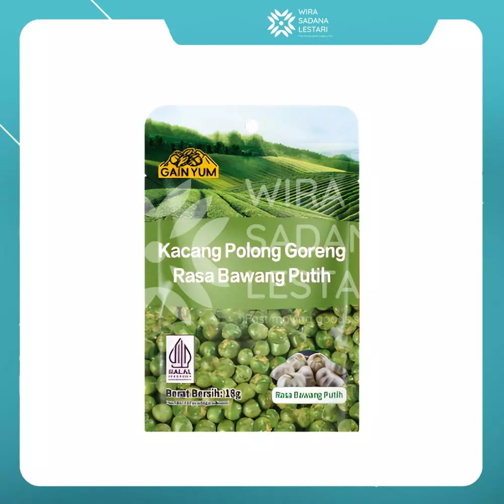 Kacang Polong Goreng Rasa Bawang Putih 18gr